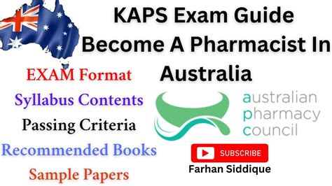 Kaps Exam Guide Become A Pharmacist In Australia Youtube