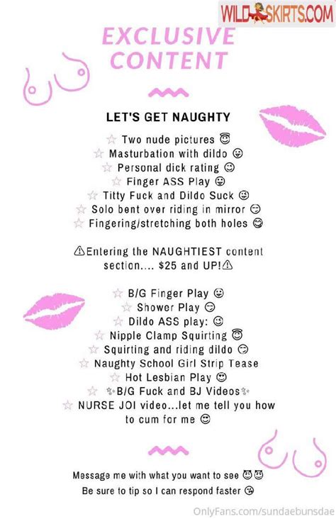 Sundaebunsdae Nude OnlyFans Instagram Leaked Photo