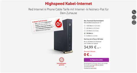 Vodafone Red Internet Und Phone Kabel Knowatel Gbr Ihr Partner F R