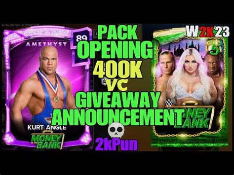 WWE 2K23 SUMMER MONEY PACK OPENING AND 400K VC GIVEAWAY ANNOUNCEMENT