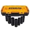 DEWALT 1 2 In Drive SAE Deep Impact Socket Set 7 Piece DWMT74736