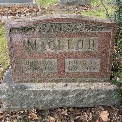 Christina Macdonald Macleod Find A Grave Memorial