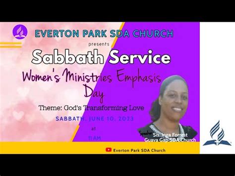 Women S Ministries Emphasis Day Sabbath June 10 2023 YouTube