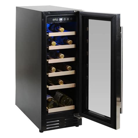 Electriq 18 Bottle Freestanding Under Counter Wine Cooler Full Single Zone 30cm Ebay