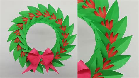 Diy Paper Christmas Wreath