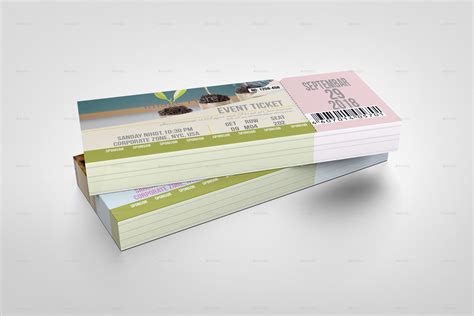 Event Ticket Print Templates Graphicriver