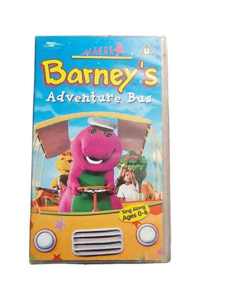 Barneys Adventure Bus Video Tape Vhs Purple Tape Picclick Uk