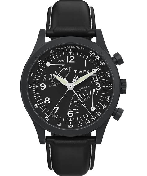 Timex Tw W Waterbury Traditional Fly Back Chronograph Watch