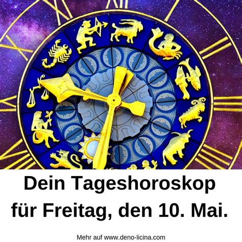 Dein Tageshoroskop für Freitag den 10 Mai Signs Wall clock