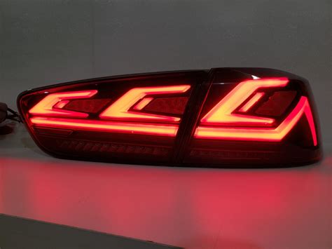 Lanterna Traseira Full Led Lancer Evo X Vermelho Par Accessus Brasil