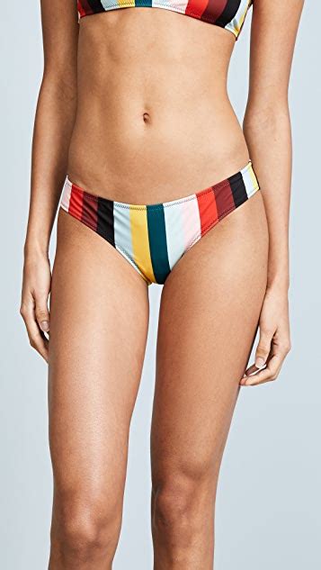 Solid Striped The Elle Paradise Stripe Bikini Bottoms Shopbop