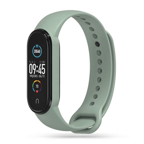 Tech Protect Iconband Do Xiaomi Mi Smart Band Nfc Oliwkowy