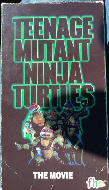 Teenage Mutant Ninja Turtles The Movie Vhs Vintage Rare