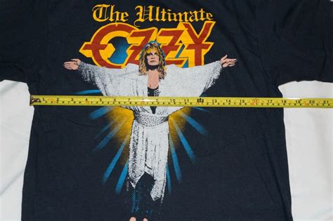 Vintage Ozzy Osbourne Ultimate Sin Tour 86 T Shirt Size L EBay