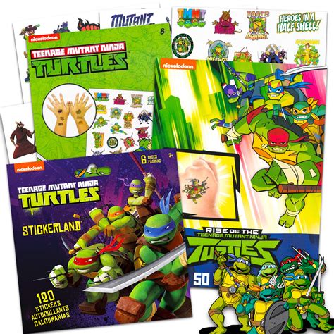 Buy T M N TTeenage Mutant Ninja Turtles Stickers And Tattoos Super Set