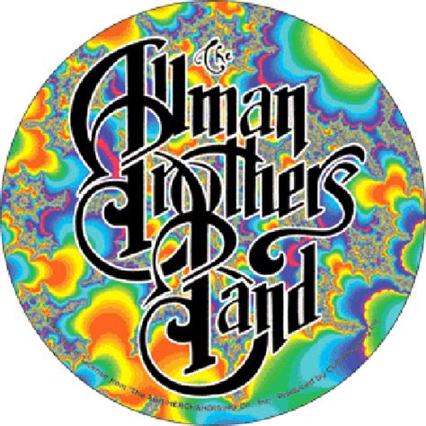 The Allman Brothers Band Fractal Logo Sticker