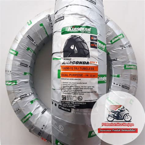 Ban Motor Matic 100 90 Ring 12 KINGLAND KING ANACONDA ATX7 TUBELESS