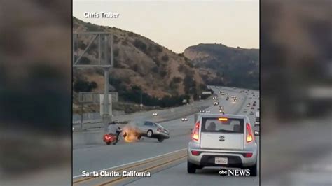 Dramatic Video Shows Alleged Road Rage Incident On California Highway Abc News