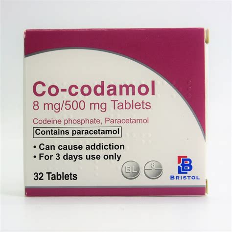 Buy Co Codamol 8 500mg 32 Tablets Online Daily Chemist