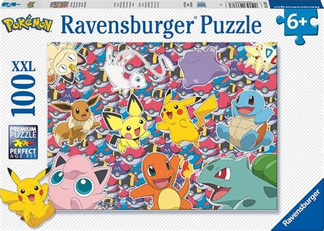 Pokemon XXL puslespill 100 brikker Ravensburger Pokémon puslespill