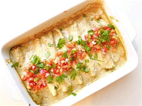 Shredded Beef Enchiladas With Creamy Verde Sauce Eating At Altitude