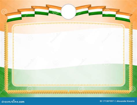 Indian Flag Border