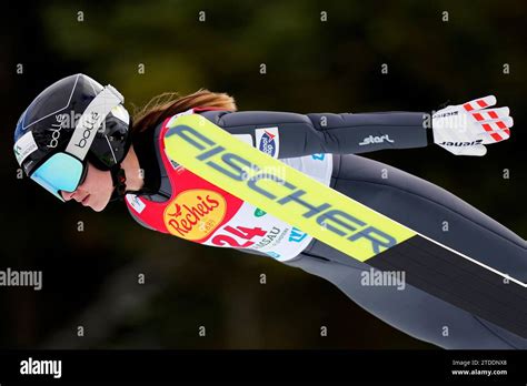 Lisa Hirner Of Austria Soars Through The Air During The Women S