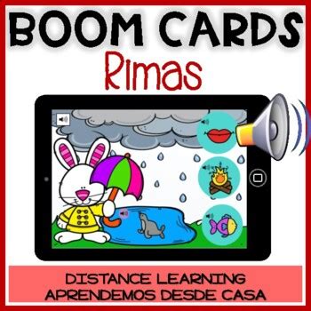 Boom Cards Pascua Rimas Easter Rhyming Digital Resources In Spanish