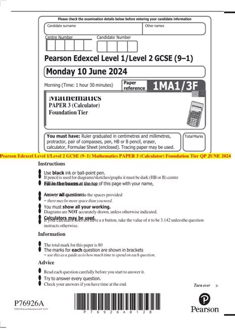 Edexcel Gcse Mathematics Revision Guide Pearson 8