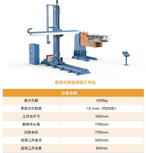 悬臂式智能焊接工作站无锡威卓智能机器人有限公司