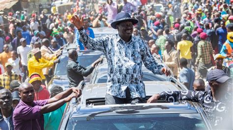 King Raila Odinga Heading To Kamukunji Grounds For His Open The