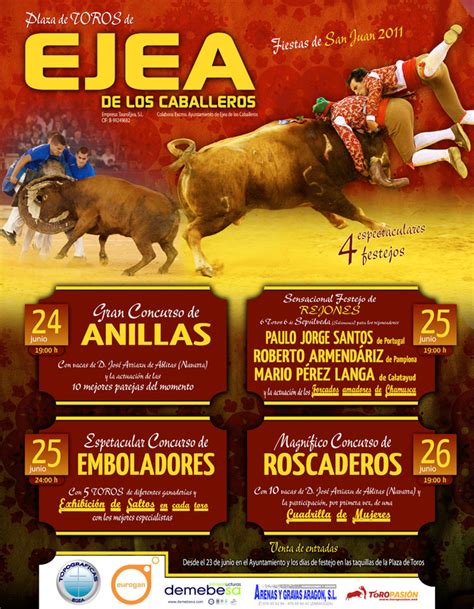 Festejos Taurinos Componen La Feria De San Juan De Ejea De Los