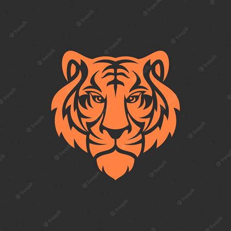 Premium Vector Tiger Head Logo Design Vector