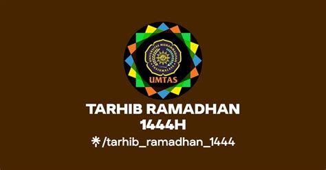 Tarhib Ramadhan H Instagram Linktree