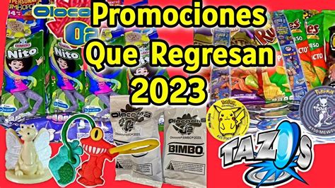 Promociones Que Regresan Este Tazos De Sabritas Olocoons De Bimbo