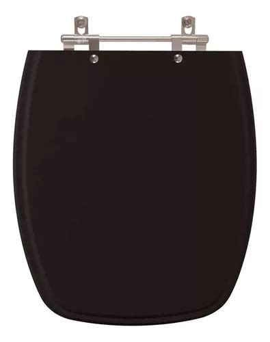 Asiento para inodoro Pontto Lavabo Celite Paladium de poliéster negro