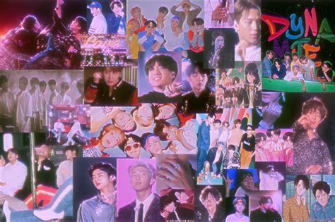 Aesthetic High Quality Bts Collage Wallpaper Aesthetic Desktop - leafonsand