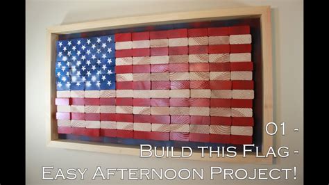 How To Build This American Flag Easy Diy Project Youtube