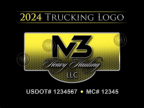 Customizable Trucking And Logistics Logos With A Range Of Options For