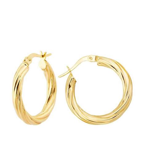 Gold Hoop Earrings Lizay E151803