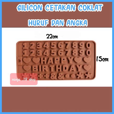 Cetakan Silicon Cetakan Coklat Silicone Huruf Dan Angka Lazada Indonesia