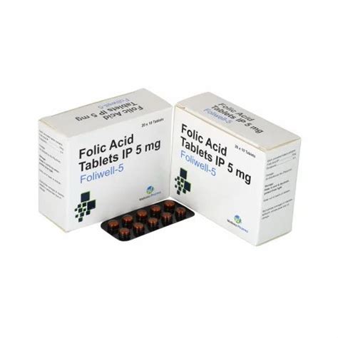 Folic Acid 5mg Tablet At Best Price In Surat By Wellona Pharma Id