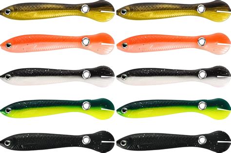 Amazon 10Pce Soft Bionic Fishing Lures Simulation Loach Soft