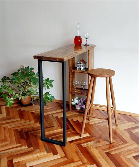 Wooden Bar Table Wooden Surface Bar Table Dining Bar Table - Etsy