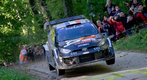 SS10 Intense Battle In The Croatia Rally Sebastien Ogier Clinches The