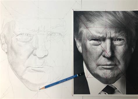 Donald J Trump 45th President Of The United States Graphite Pencil