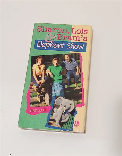 Vintage Sharon Lois And Brams The Elephant Show Vhs Tape Etsy