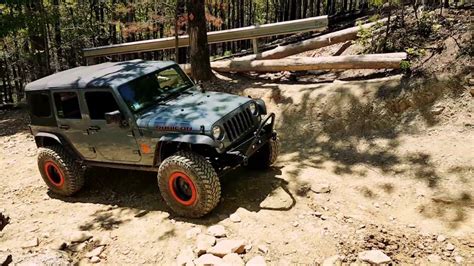 Uwharrie Offroad Daniel Trail First Ledge Jeep Wrangler Rubicon Youtube