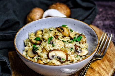 Cremiges Pilzrisotto