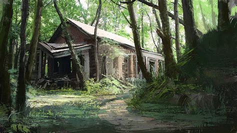 Abandoned House By Llirik 13 On Deviantart Abandoned Houses Swamp